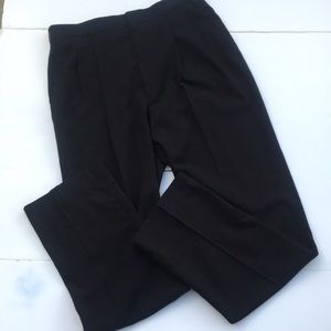 Haggar Men’s Black Pleated Dress Pants Size 34x34